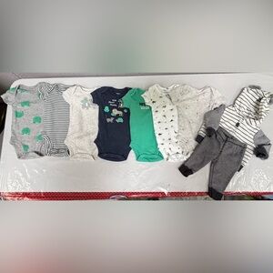 Carter’s Baby Boy Newborn Onesies Onsies Outfit Clothes Nb Lot Bundle 9